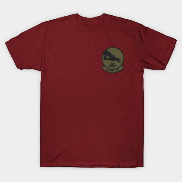 RAF Germany Harrier Force (Small logo) T-Shirt by TCP